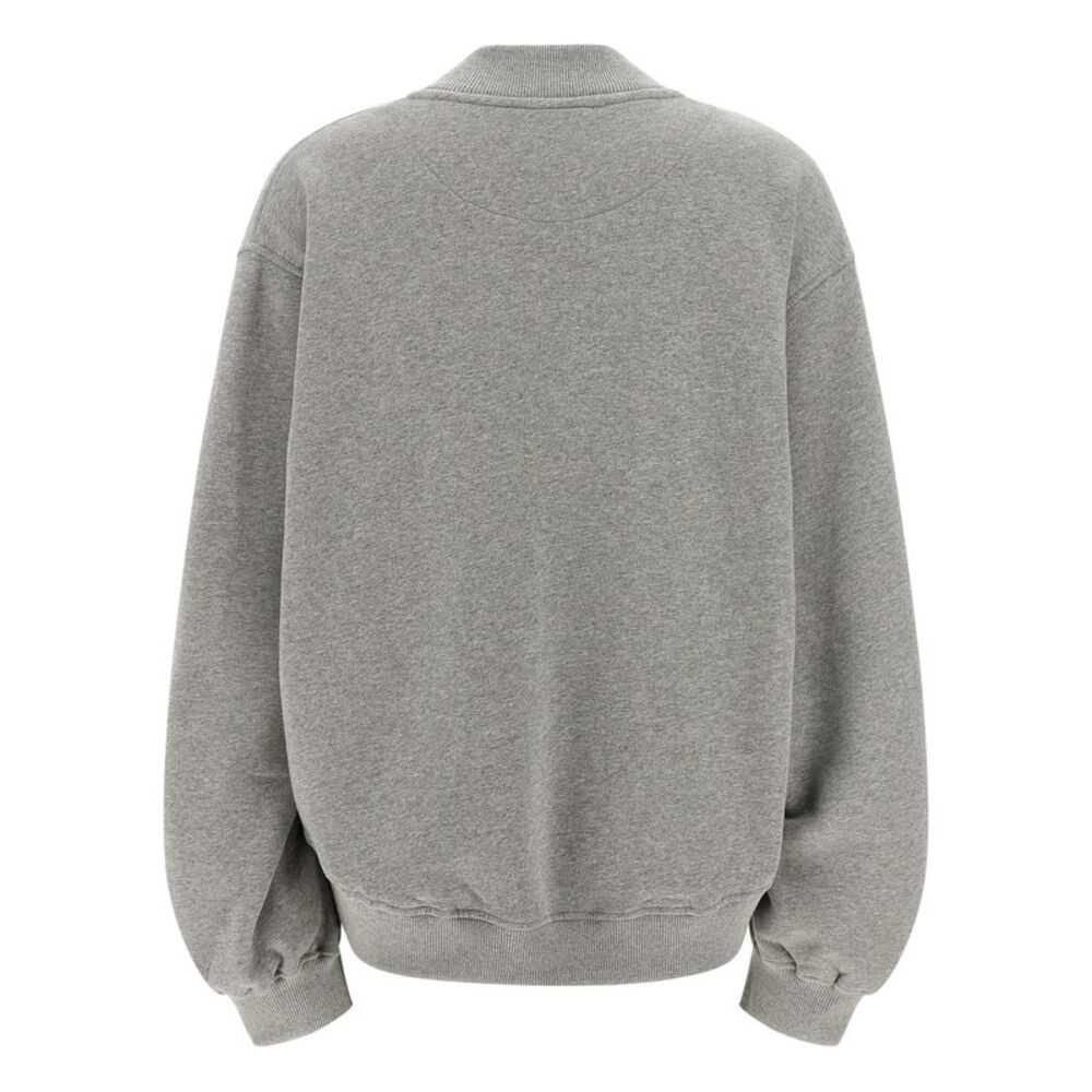 The Attico Gray Cotton Women's Sweatshirt - Picture 2 of 4